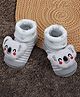 Baby Moo  Koala  Anti Skid 3D Socks - Grey