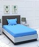 JARS Collections Plain Solid  Single Bedsheet With One Pillow Cover Made With Pure Microfiber Bedsheet- Blue