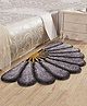 JARS Collections Microfibre Anti Skid Half Sunflower Shape Floor Door Mat - Multicolor