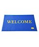 JARS Collections Welcome Anti Skid Rubber Floor Door Mat - Blue