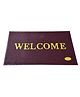 JARS Collections Welcome Anti Skid Rubber Floor Door Mat - Brown
