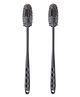 Adore Basics Long Handle Silicone Scratch Free Bottle Cleaning Brush Kit- Pack of 2