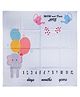 Adore Memories! Baby Milestone Bedsheet for Photoshoot with Props - Grey Elephant
