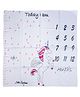 Adore Memories! Baby Milestone Bedsheet for Photoshoot with Props Unicorn