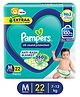 Pampers All round Protection Pants, Medium size baby diapers (MD) 22 Count, 7-12kg, Anti-rash blanket, 360 degree Lotion with Aloe Vera