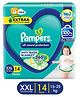 Pampers All round Protection Pants, Double Extra Large size baby diapers (XXL) 14 Count, 15-25 kg, Anti-rash blanket, 360 degree Lotion with Aloe Vera