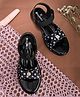 Stefens Polka Dots Slip On Sandal - Black