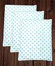 Mittenbooty Waterproof Quilted Cotton & Laminated Premium Changing Sheet Pack of 3 - Star Print Blue