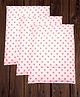 Mittenbooty Waterproof Quilted Cotton & Laminated Premium Changing Sheet Pack of 3 - Star Print Peach