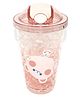 SANJARY Tumbler with Lid & Straw Pack of 1- 450 ml