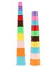 Ratnas 2 in 1 Stacking Cubes & Beakers Green Yellow & Blue - 20 Pieces
