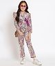 READIPRINT Full Sleeves Swill Design  Doddle Art Printed  Shirts Style Co Ord Set - Purple