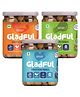 Gladful Mini Cookies Jar Chocolate Orange Almond Pack of 3- 450 g