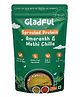 Gladful Methi Protein Sprouted lentils & millets Instant Cheela  Dosa Mix - 200 g