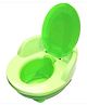 Nabhya Baby Toilet Training Potty Seat with Upper Closing Lid and Removable Bowl - Green