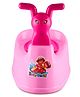 Nabhya Toilet Trainer Baby Potty Seat Cartoon Face with Removable Tray & Closing Lid - Pink