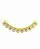 Archies Felt Scroll Hanging Baby Boy Shower with Photo Insert - Yellow