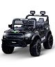 Baybee Bronco Electric Rechargeable Battery Operated Jeep Car with RGB Light & Music - Black