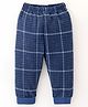 Simply Interlock Full Length Checkered Lounge Pant - Navy & White