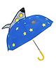 Fiddlerz Umbrella for Kids Waterproof Lightweight With Rocket Design Anti-drip Plastic Cover Rain Umbrella for Girls Boys Pack of 1 -Dark Blue(23.2 Inch Hight)