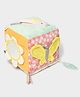 Mi Arcus Activity Cube Plush Toy With 3D Prints Multicolor- Height 17 Cm