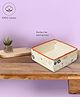 Mi Arcus Multipurpose Storage Basket/Organizer for Kids' Small Items - White, 10x25x25 cm