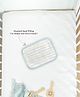 Mi Arcus Peanuts Snoopy 100% Cotton Mustard Seed (Rai) Head Shaping Baby Pillow  Stripes Print, Blue
