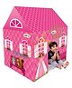 ADKD Foldable Play Tent House For Kids Doll House Theme Multicolor- Pink