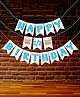 Wobbox Half Birthday Banner Half Birthday Decorations Blue Length- 60 cm