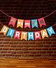 Wobbox Half Birthday Banner  Half Birthday Decorations-Blue Length- 90 Cm