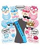 Wobbox Baby Shower Props Mommy To Be Sash Baby Shower Party Decorations Items Blue-Pack Of 31
