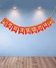 Wobbox Subh Annaprashan Banner Annaprashan Decoration Items Red Length- 100 Cm