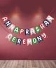 Wobbox Subh Annaprashan Banner Annaprashan Decoration Items MultiColor Length- 100 Cm