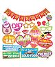Wobbox Annaprashan Props Annaprashan Ceremony Banner Annaprashan Decoration Kit Multicolor -Pack Of 23