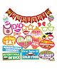 Wobbox Annaprashan Props Annaprashan Ceremony Banner Annaprashan Decoration Kit Multicolor -Pack Of 23