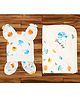 Mittenbooty 100% Cotton Gift Set Planets Print -Grey