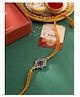 Viraasi Ship Wheel Motif Rakhi for Brother With Roli Chawal & Card