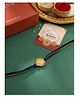 Viraasi Gold Plated Rakhi for Brother With Roli Chawal & Card