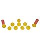 DS Peda Sweet Chocolate Stamping 10 Design Combo Big - Yellow