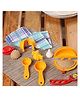 DS 14 Pcs Mould Combo Kachori Modak Mould - Yellow