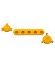 DS Ganpati Modak Sweet Mithai Chocolate Sancha Mould Combo with Strip Mould Plastic  - Orange