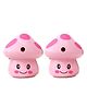 The Procure Store Mushroom Design Sharpener Set of 2- Pink