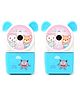 The Procure Store Cute Cat Printed Pencil Sharpener Set of 2 - Pink