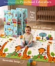 Intelliskills 2 in 1 Play Mat Jungle & Roadmap Theme-Multicolour | 6.5 x 4.5 ft, 0.6 cm Thick | Reversible, Foldable,Textured & Waterproof | Double-sided & Soft |  Educator Recommended | For Gifting 