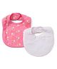 Hopsy Mixprint Set Of 2 Bibs - Pink