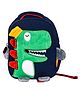 WISHKEY Dinosaur Bag For Pre-Schoolers Kids Water Resistant Mini Lightweight Backpack For Kids Small Size Bag For Play School & Nursery Kids Picnic Bag Travel Blue - 9 Inches