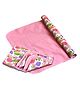 VParents Diaper Changing Mat Sleeping Mats Water Proof Bed Protector with One Side Fabric -Pink