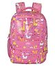 Smily Kiddos Backpack Animal Theme Pink -  17 inches