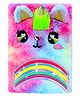Smily Kiddos Fluffy Note Book Rainbow Kitty - Multicolour