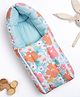 Haus & kinder Cotton Carrier Nest Cum Sleeping Bag  Bold Floral - Orange